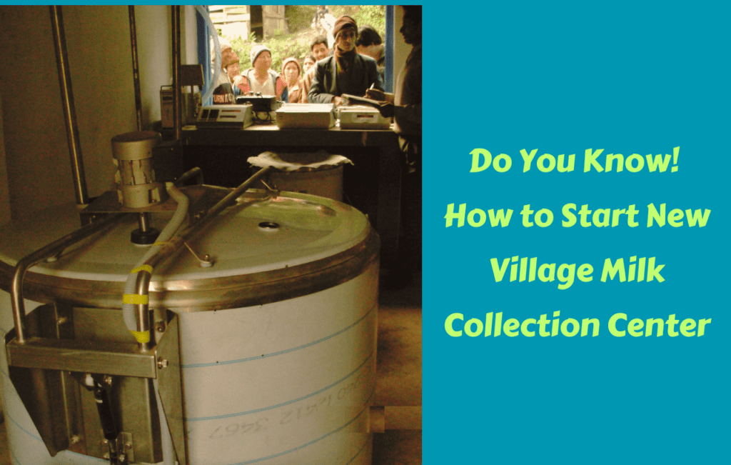 Village Level Milk Collection center